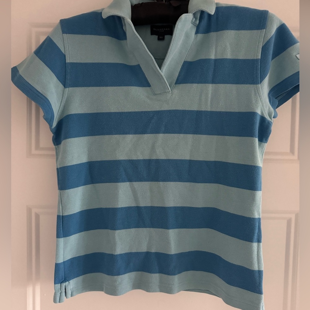 Burberry golf Light Blue and Blue Knit